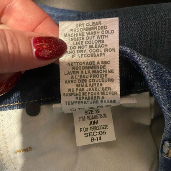 Joe's Jeans Women’s Hi (Rise) Honey Curvy Skinny Ankle Jeans sz 29 in Joni - Picture 8 of 9